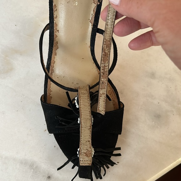New in box, Ann Taylor fringe suede pumps, size 8 1/2, - Picture 8 of 9